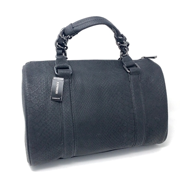 NWT Express Hand Bag Purse Crocodile Skin Pattern - Picture 1 of 8